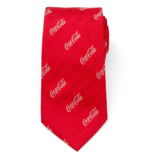 Load image into Gallery viewer, Coca-Cola Logo Red Men's Tie
