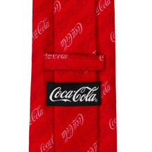 Load image into Gallery viewer, Coca-Cola Logo Red Men's Tie
