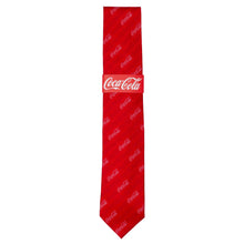 Load image into Gallery viewer, Coca-Cola Logo Red Men's Tie
