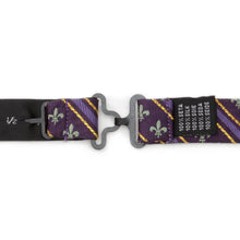 Load image into Gallery viewer, Mardi Gras Stripe Bow Tie

