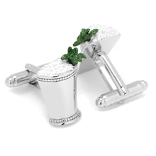 Load image into Gallery viewer, Mint Julep Cufflinks

