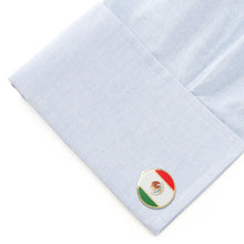 Load image into Gallery viewer, Mexico Flag Cufflinks
