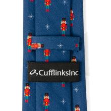 Load image into Gallery viewer, Nutcracker Men's Navy Tie
