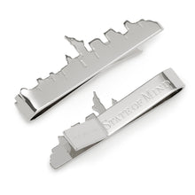 Load image into Gallery viewer, New York Skyline Tie Bar
