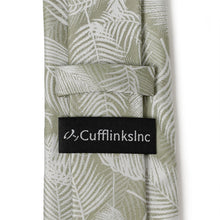 Load image into Gallery viewer, Palm Leaf Light Sage Tie
