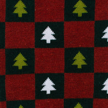 Load image into Gallery viewer, Christmas Tree Red Green Checkered Men's Socks
