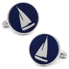 Load image into Gallery viewer, Sailboat Cufflinks
