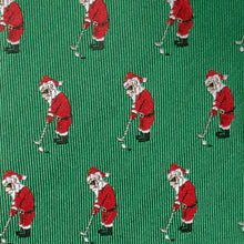 Load image into Gallery viewer, Santa Golf Par-Tee Men's Green Tie
