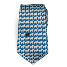 Load image into Gallery viewer, Black Sheep Blue Silk Men's Tie
