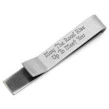 Load image into Gallery viewer, Shamrock Hidden Message Tie Bar
