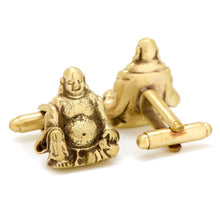 Load image into Gallery viewer, Smiling Buddha Cufflinks

