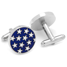 Load image into Gallery viewer, Stars and Stripes American Flag Cufflinks
