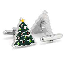 Load image into Gallery viewer, Christmas Tree Cufflinks
