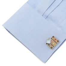 Load image into Gallery viewer, Traveler Suitcase Cufflinks
