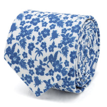 Load image into Gallery viewer, Tropical Blue Men's Tie
