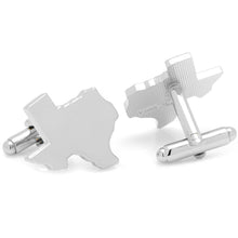 Load image into Gallery viewer, Silver Texas Cufflinks
