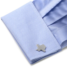 Load image into Gallery viewer, Silver Texas Cufflinks
