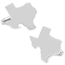 Load image into Gallery viewer, Silver Texas Cufflinks
