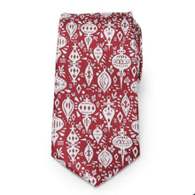 Load image into Gallery viewer, Christmas Wrap Red Men's Tie
