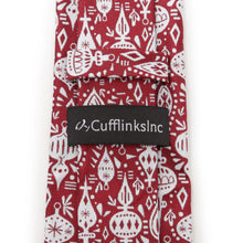 Load image into Gallery viewer, Christmas Wrap Red Men's Tie

