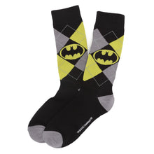 Load image into Gallery viewer, DC Batman Argyle Classic Sock
