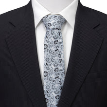 Load image into Gallery viewer, DC Batman Patterned Floral Blue Men's Tie
