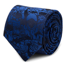 Load image into Gallery viewer, DC Batman Comic Blue Tie
