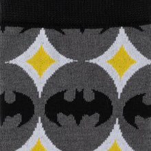 Load image into Gallery viewer, DC Batman Circle Gray Black Men's Socks
