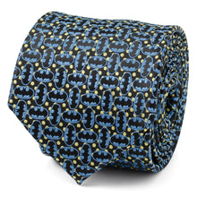 Load image into Gallery viewer, DC Batman Emblem Multi Black Men's Tie
