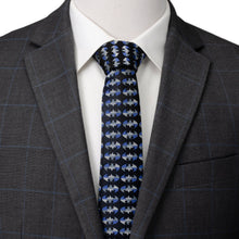 Load image into Gallery viewer, DC Batman Blue Blocked Black Men's Tie
