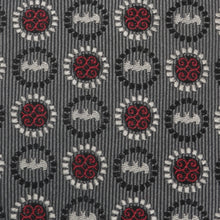Load image into Gallery viewer, DC Batman Medallion Symbol Charcoal Silk Men's Tie

