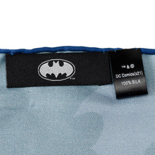 Load image into Gallery viewer, DC Batman Multi Motif Blue Pocket Square
