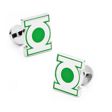 Load image into Gallery viewer, DC Green Lantern Symbol Cufflinks
