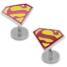Load image into Gallery viewer, DC Superman Shield Cufflinks

