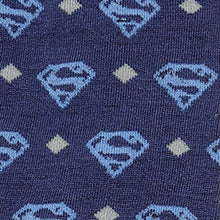 Load image into Gallery viewer, DC Superman Diamond Navy Socks
