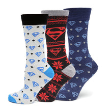 Load image into Gallery viewer, DC Superman 3 Pair Sock Gift Set
