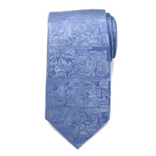 Load image into Gallery viewer, DC Superman Comic Blue Mens Tie
