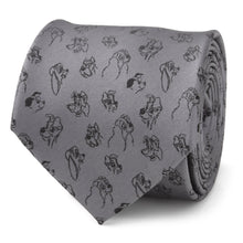 Load image into Gallery viewer, Disney Dogs Gray Men's Tie
