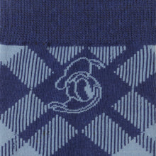 Load image into Gallery viewer, Disney Donald Duck Plaid Socks and Mickey Mouse Blue Lapel Pin Gift Set
