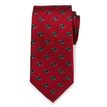 Load image into Gallery viewer, Disney Pixar The Incredibles Logo Red Men's Tie
