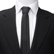 Load image into Gallery viewer, Disney The Nightmare Before Christmas Jack Skellington Striped Men's Tie
