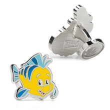 Load image into Gallery viewer, Disney The Little Mermaid Flounder &amp; Sebastian Cufflinks
