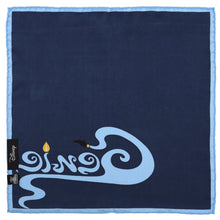 Load image into Gallery viewer, Disney Aladdin Genie Writing Pattern Pocket Square
