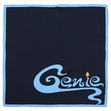 Load image into Gallery viewer, Disney Aladdin Genie Writing Pattern Pocket Square
