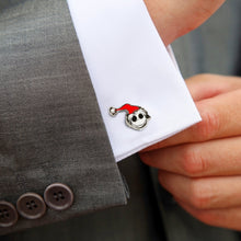 Load image into Gallery viewer, Disney The Nightmare Before Christmas Jack Skellington Santa Cufflinks
