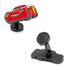 Load image into Gallery viewer, Disney Pixar Cars Lightning McQueen Cufflinks
