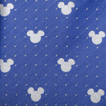 Load image into Gallery viewer, Disney Mickey Mouse Blue Pin Dot Men's Tie
