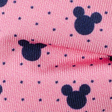 Load image into Gallery viewer, Disney Mickey Mouse Pink Dot Silhouette Pre-Tied Bow Tie
