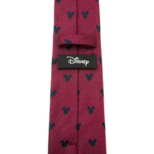 Load image into Gallery viewer, Disney Mickey Mouse Red Pin Dot Men's Tie
