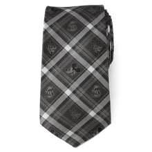 Load image into Gallery viewer, Disney Mickey and Friends Charcoal Plaid Men's Tie
